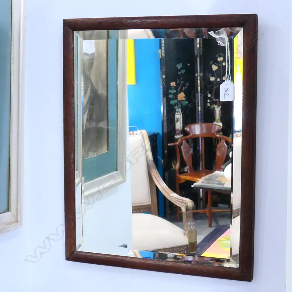 ANTIQUE BEVELLED EDGE MIRROR,  500 X 400MM Image 1++