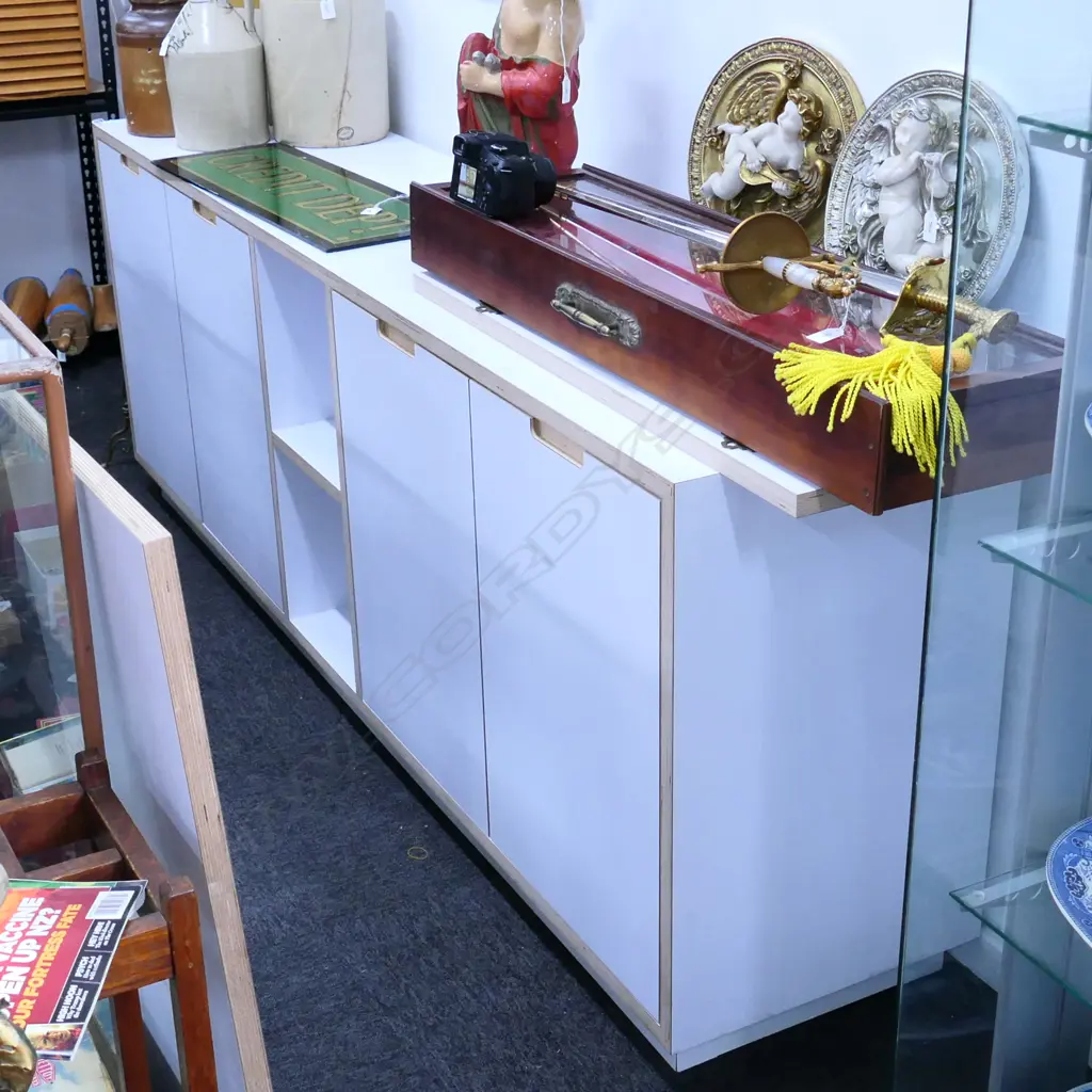 MODERN WHITE UNIT L. 2200MM H. 800MM Image 1++