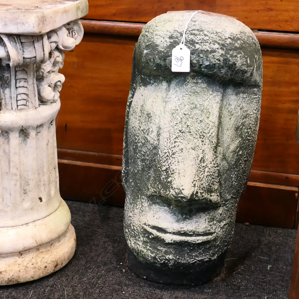 EASTER ISLAND STYLE CONCRETE STATUE Image 1++