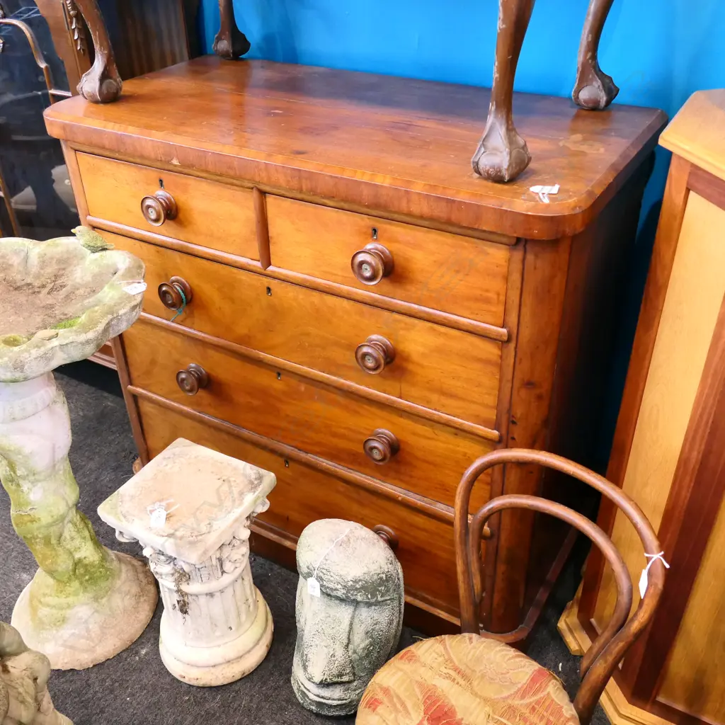 19thC CHEST OF DRAWERS Image 1++