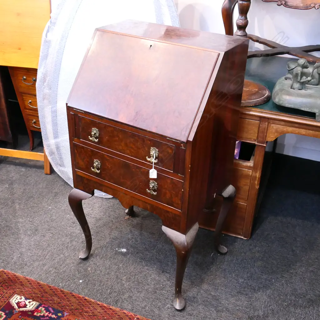 MAHOGANY FALL FRONT BUREAU H 1020 Image 1++