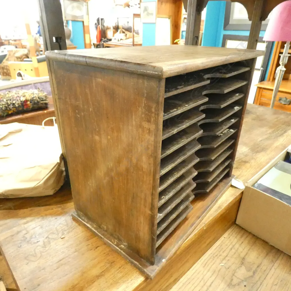 WOODEN FILING CABINET H. 360MM Image 1++