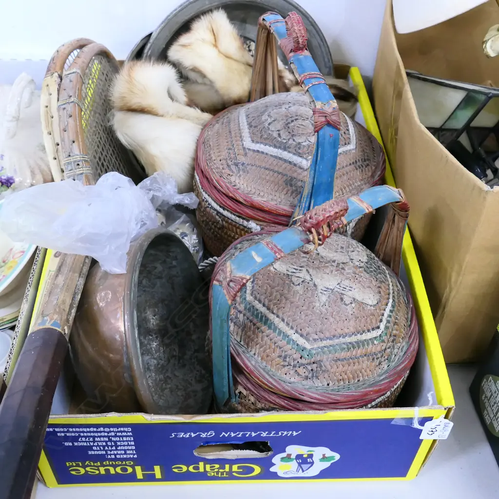 BOX TENNIS RACKETS FURS TINE ETC  Image 1++