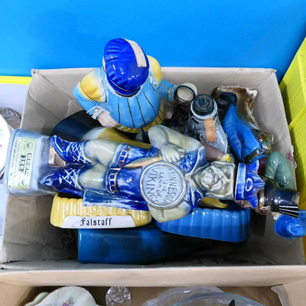 BOX LOT ASST. DECANTERS  Image 1++