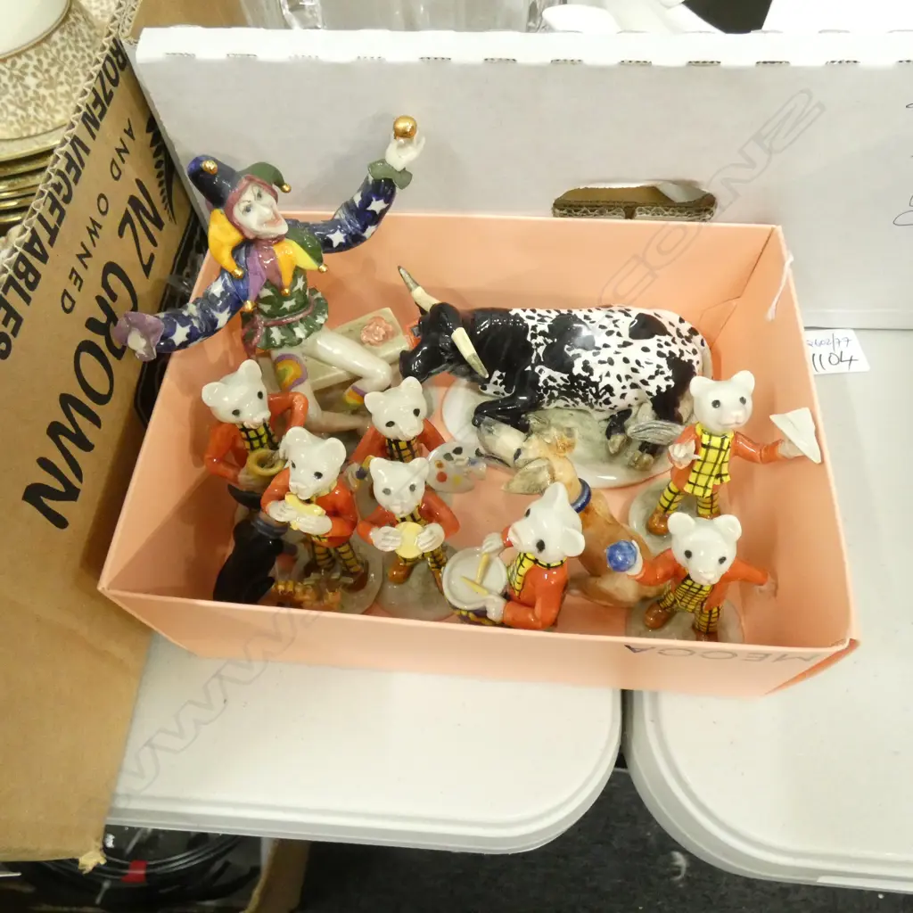 ASST N.Z CERAMIC RUPERTS ETC SIGNED K.K Image 1++
