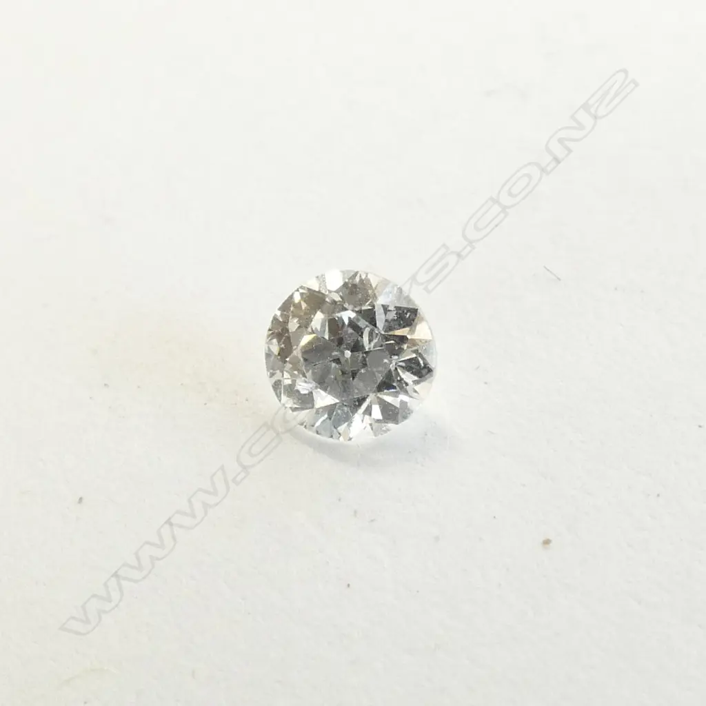 UNMOUNTED ROUND BRILLIANT CUT SOLITAIRE DIAMOND APPROX 0.25CT Image 1++