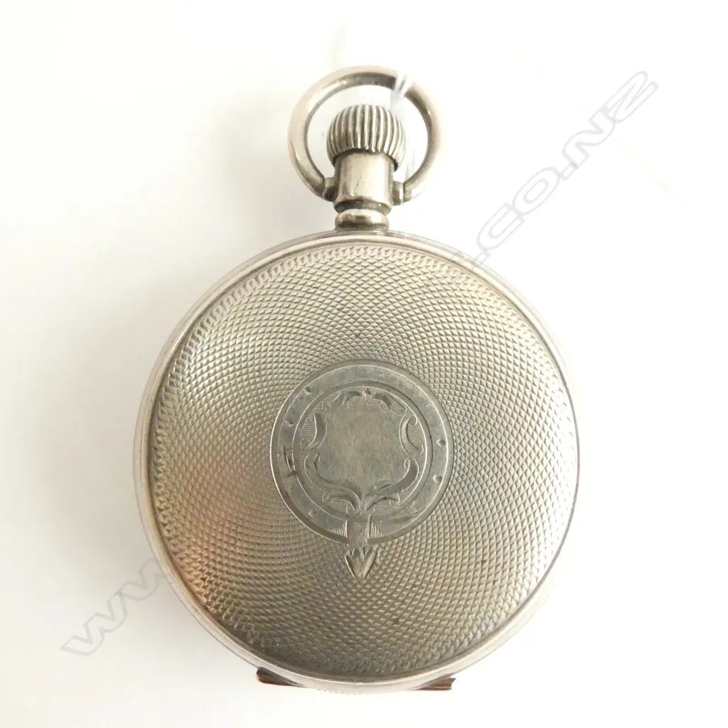 SILVER ROLEX POCKET WATCH VERY TIDY NOT WORKING Image 1++