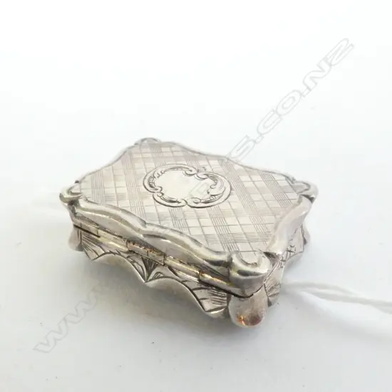 VINAIGRETTE, STERLING SILVER, ENGLISH, c.1890