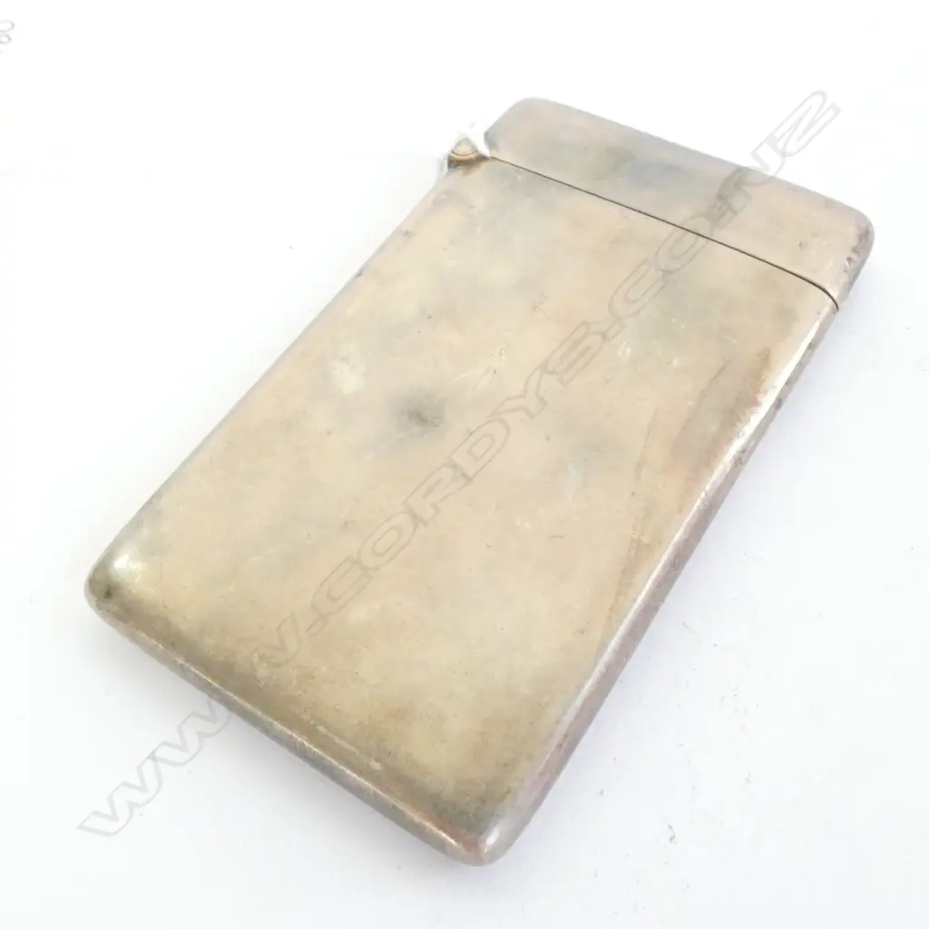 STERLING SILVER CARD HOLDER, CHESTER 1917, 40GMS Image 1++