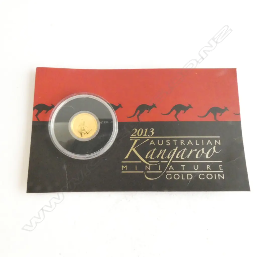 AUSTRALIA 2013 PURE GOLD COIN .9999, 1/2 GRAM, PERTH MINT Image 1++