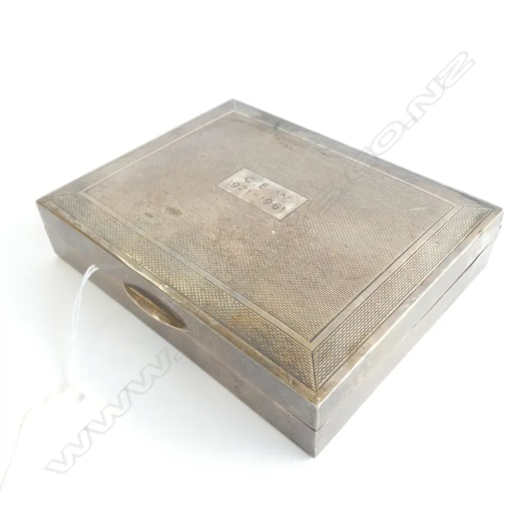 SILVER CIGARETTE BOX Image 1++