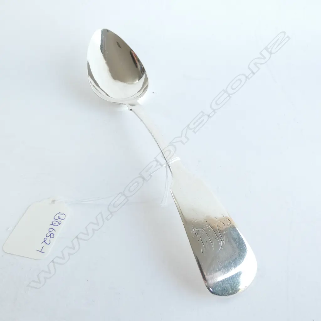 SILVER TABLE SPOON 66gm EXETER 1824 BY William Welch II Image 1++