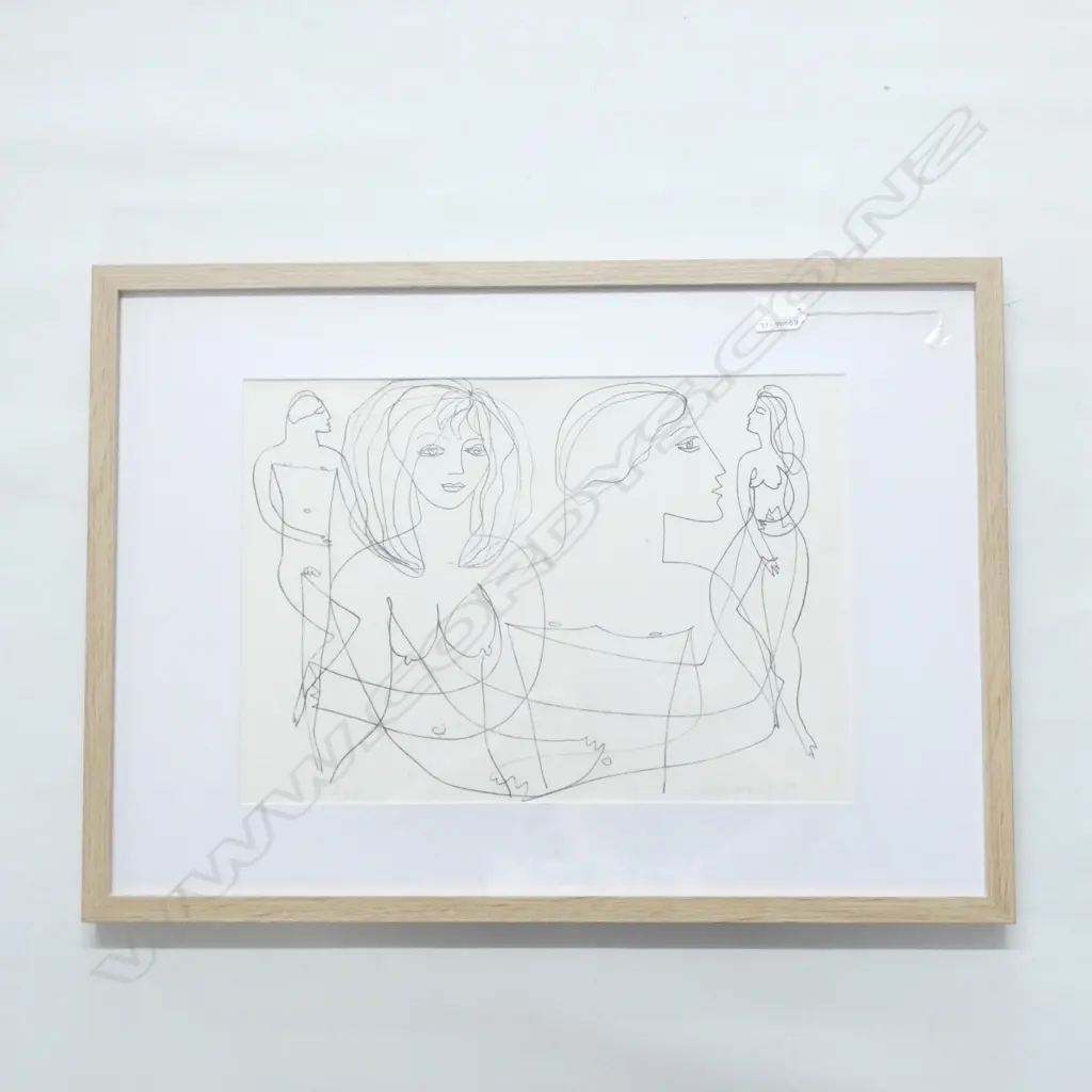 JOHN NICOLL - FRAMED LITHOGRAPH. LTD ED. 6/15 SIGNED & DATED '72 290 X 410MM Image 1++