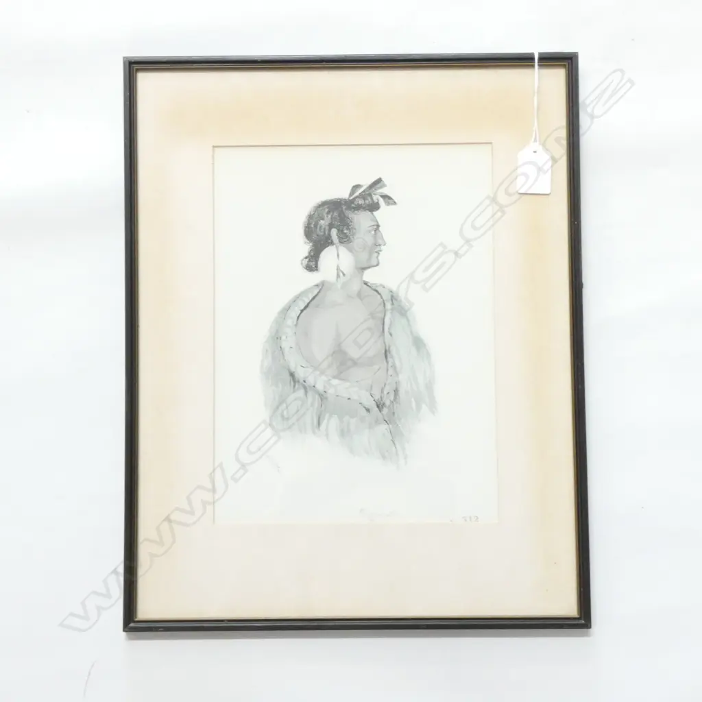 C HEAPHY PRINT RANGATIRA  Image 1++