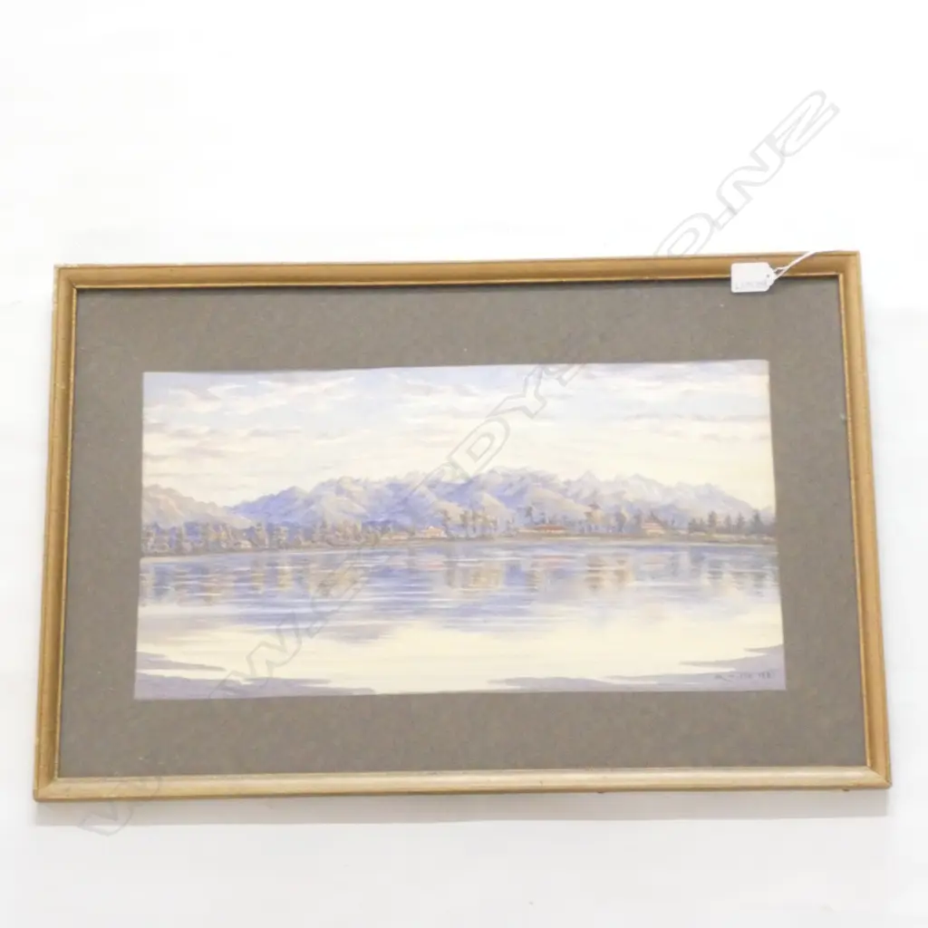 M. WILLS LANDSCAPE W/C 1921 275 X 515MM Image 1++