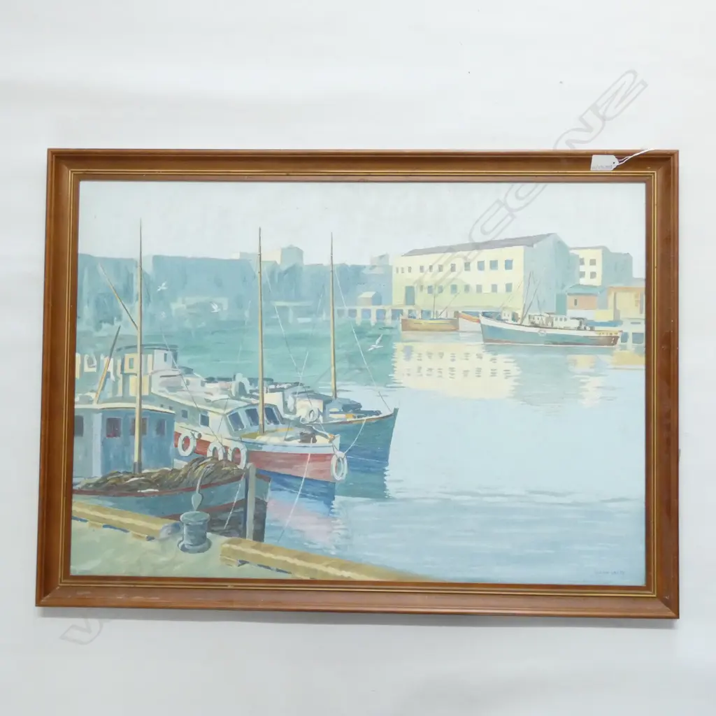 MERTON LACEY HARBOUR OIL 545 X 780MM Image 1++