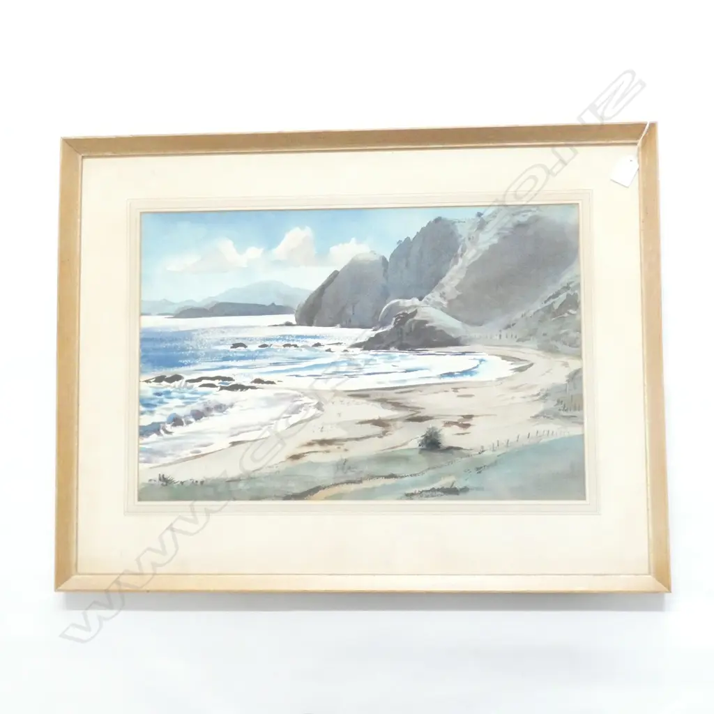 CYRIL WHITEOAK 'RUSSELL BAY OF ISLANDS' W/C 360 X 540MM Image 1++