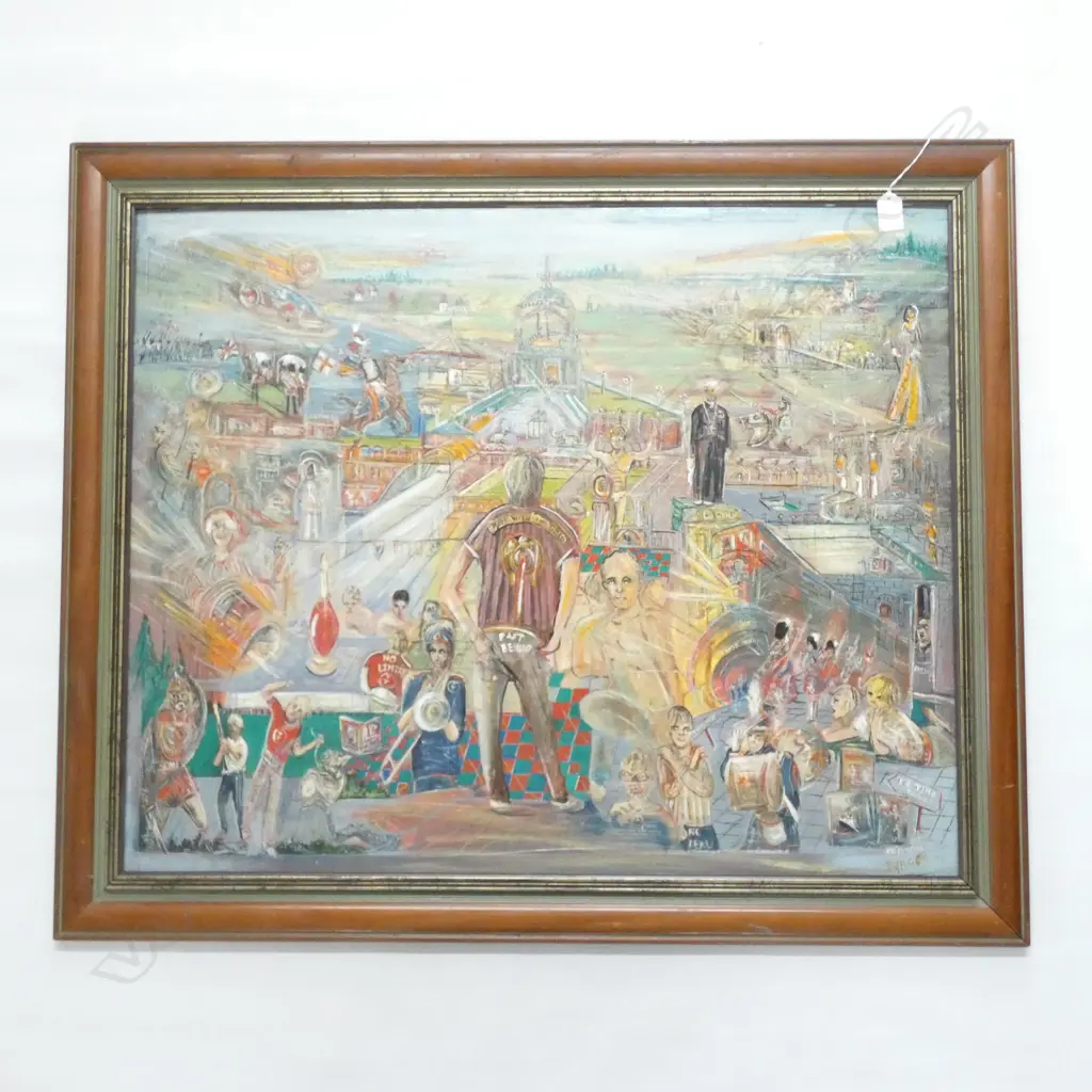 P PURCELL OIL ON BOARD 780 X 640 MM Image 1++