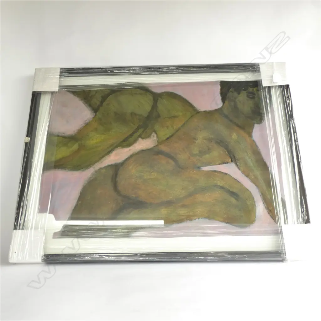 NZ CONTEMPORARY ARTIST UNKNOWN FIGURE STUDY Image 1++