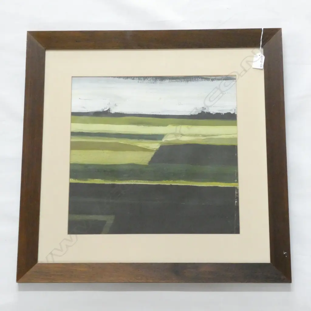 TED BRACEY WAIKATO WINTER LANDSCAPE OIL ON BOARD 1968 H 360 W375 Image 1++