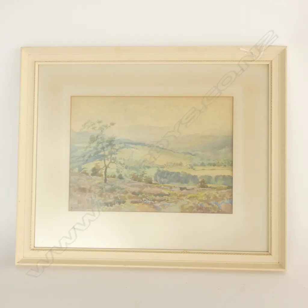 C H HOWORTH 'GLENN TURRET ..' SCOTTISH LANDSCAPE WATERCOLOUR H250 W350 Image 1++
