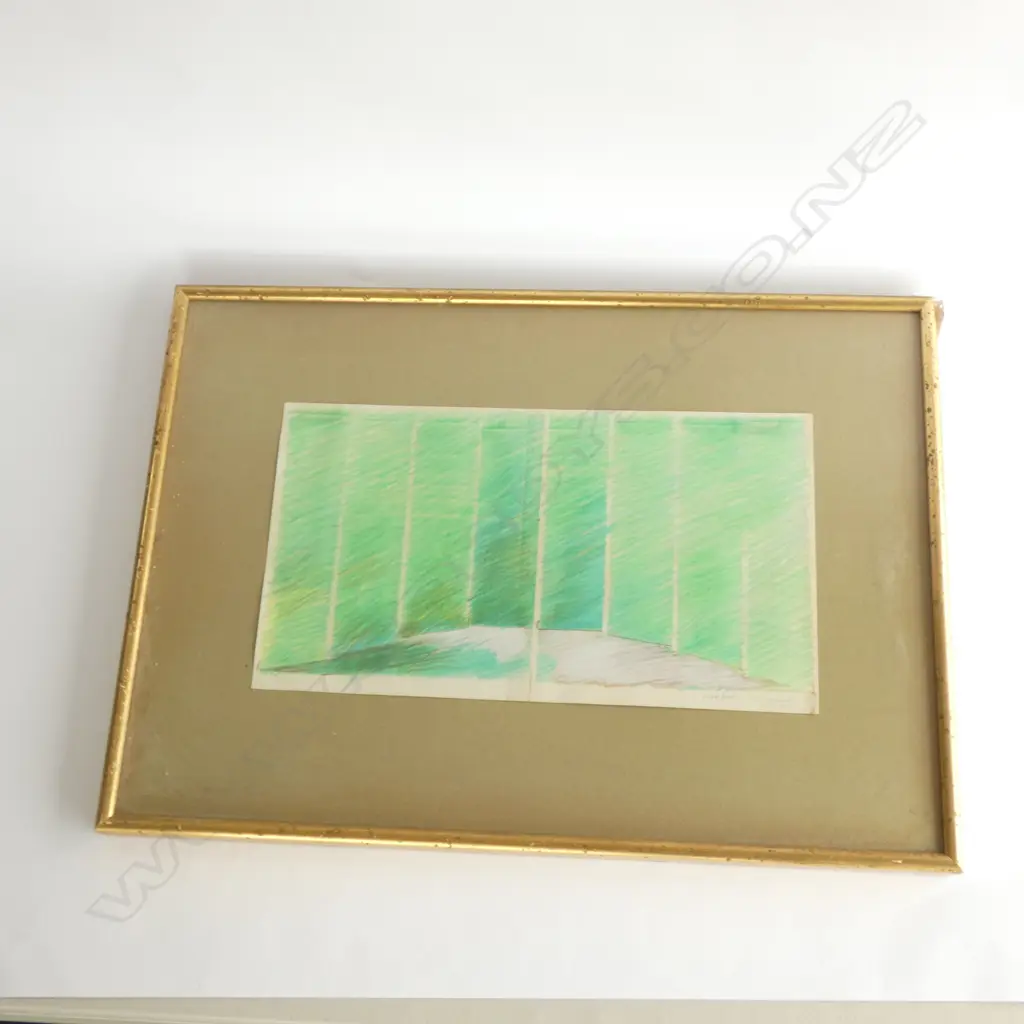 JOHN DAVID? 'SEEDBED' MIXED MEDIA '70 265 X 475MM Image 1++