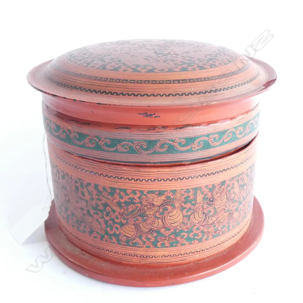 BURMESE TIFFIN BOX 3 section Image 1++