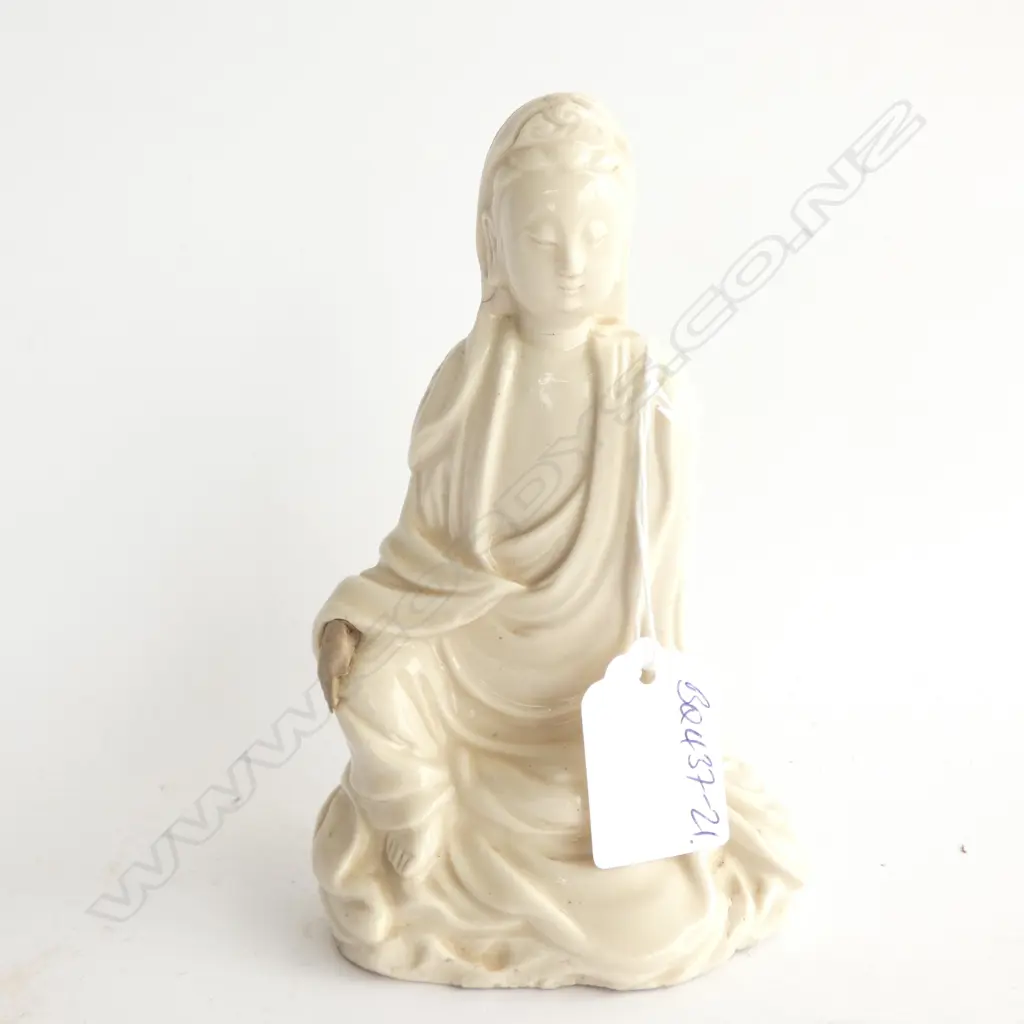 (19731) OLD BLANC DE CHINE FIGURE QUAN YIN  Image 1++