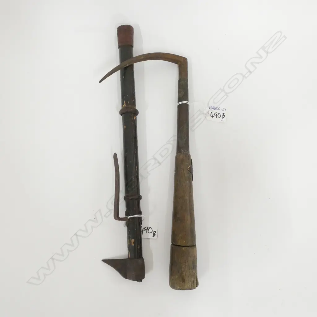 PR OLD ORIENTAL GARDEN HAND TOOLS L.  380MM Image 1++
