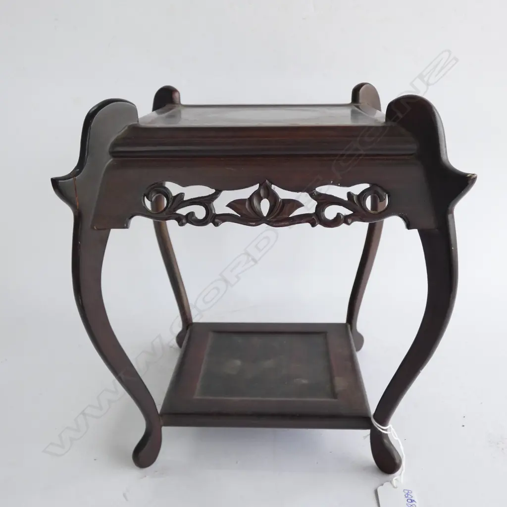 ORIENTAL WOODEN TABLE VASE STAND H.260MM  (MINOR DAMAGE) Image 1++