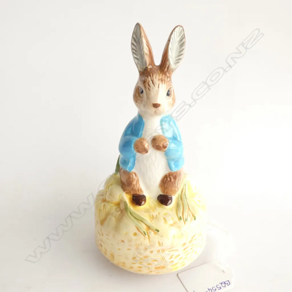 SCHMID BEATRIX POTTER PETER RABBIT MUSIC COLLECTABLES H. 155MM Image 1++