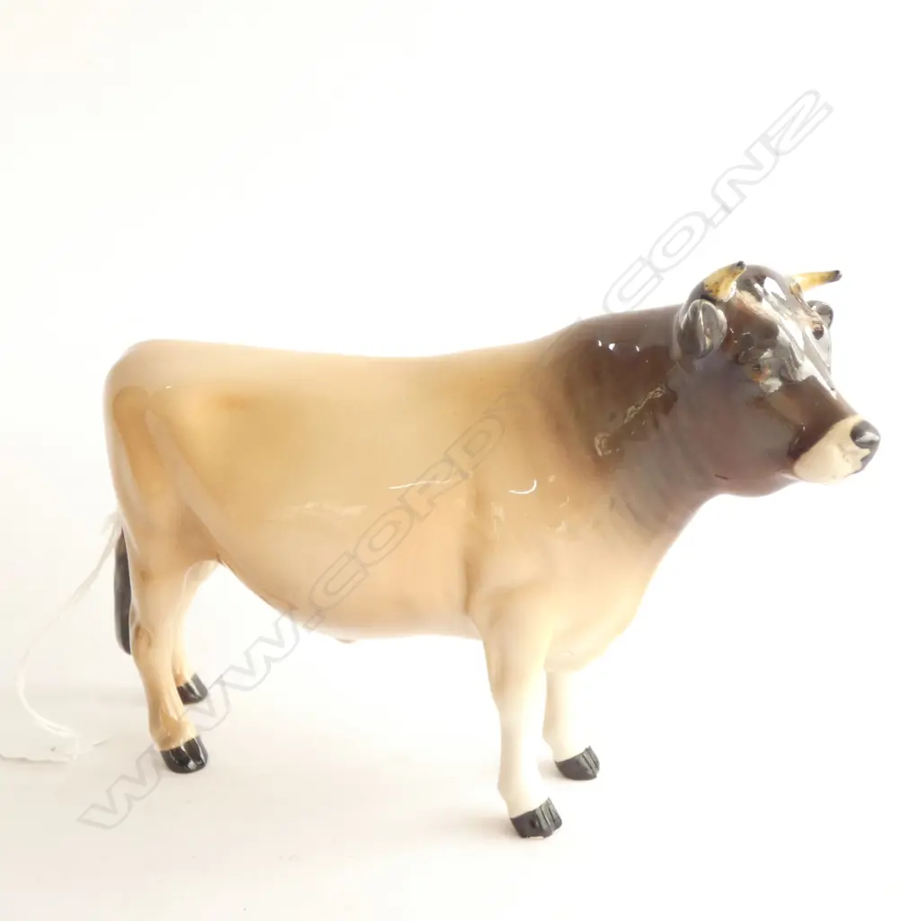 BESWICK JERSEY BULL DUNSLEY COY BOY 1422 Image 1++