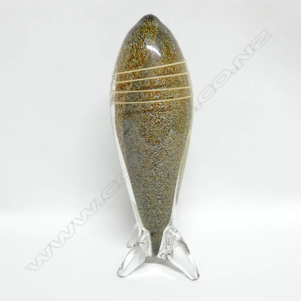 TORPEDO ART GLASS PAPERWEIGHT H. 245MM Image 1++