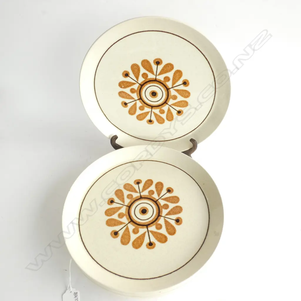 [91AKL] 5 CROWN LYNN PANDORA DINNER PLATES Image 1++