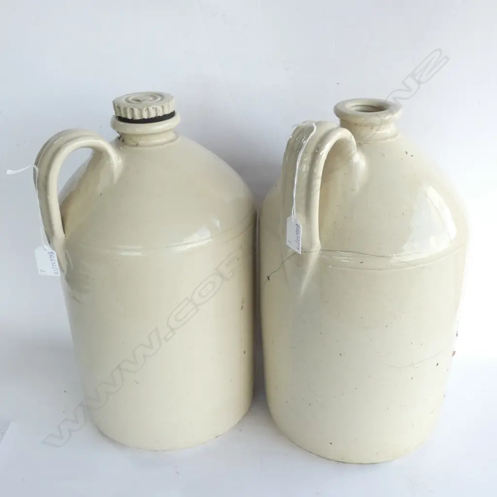 2 TEEPOL STONEWARE DETERGENT CROCKS ONE AF H. 390MM Image 1++
