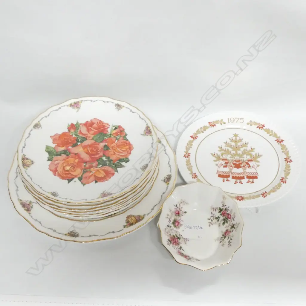 9 R/ALBERT PLATES + SPODE & PIN DISH Image 1++