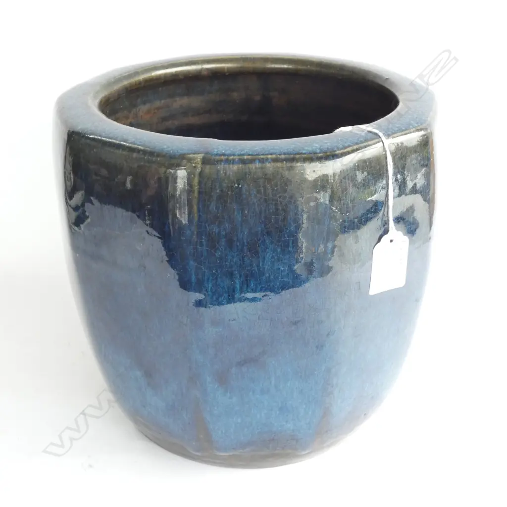 c1910 JAPANESE SHIGARAKI KILN FIRE POT/JARDINIERE Image 1++