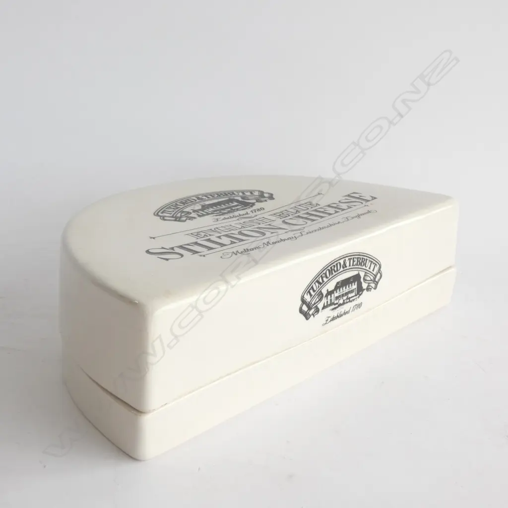 VINTAGE STILTON CHEESE SHOP DISPLAY CHINA BOX L.240mm Image 1++