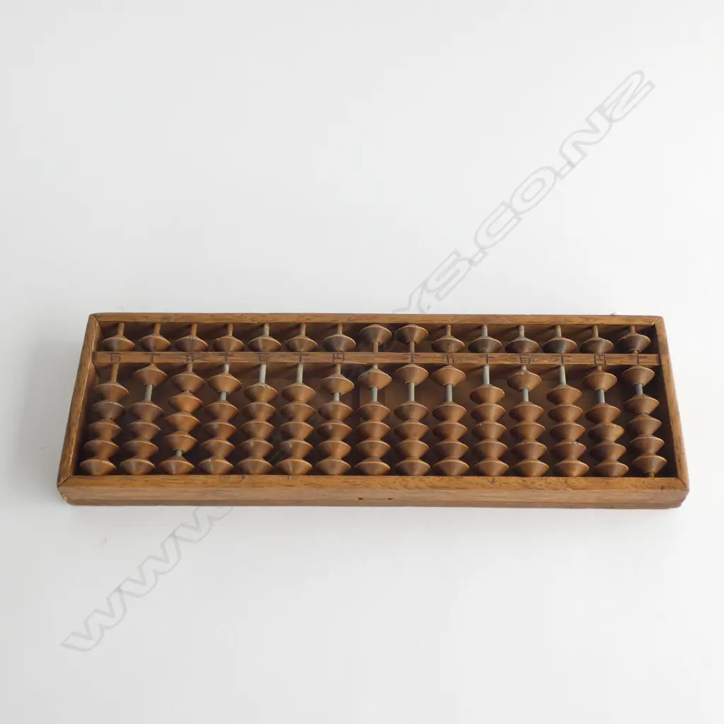 OLD JAPANESE WOODEN ABACUS Image 1++