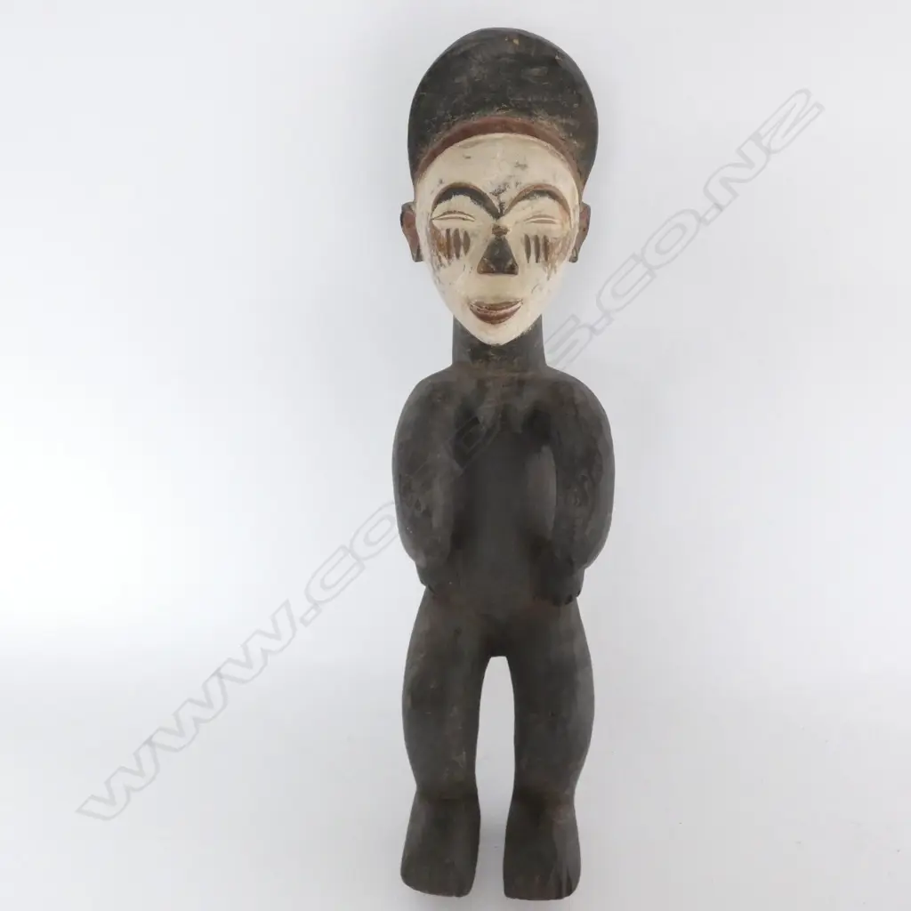 CARVED WOODEN TRIBAL FIGURE H. 560MM Image 1++
