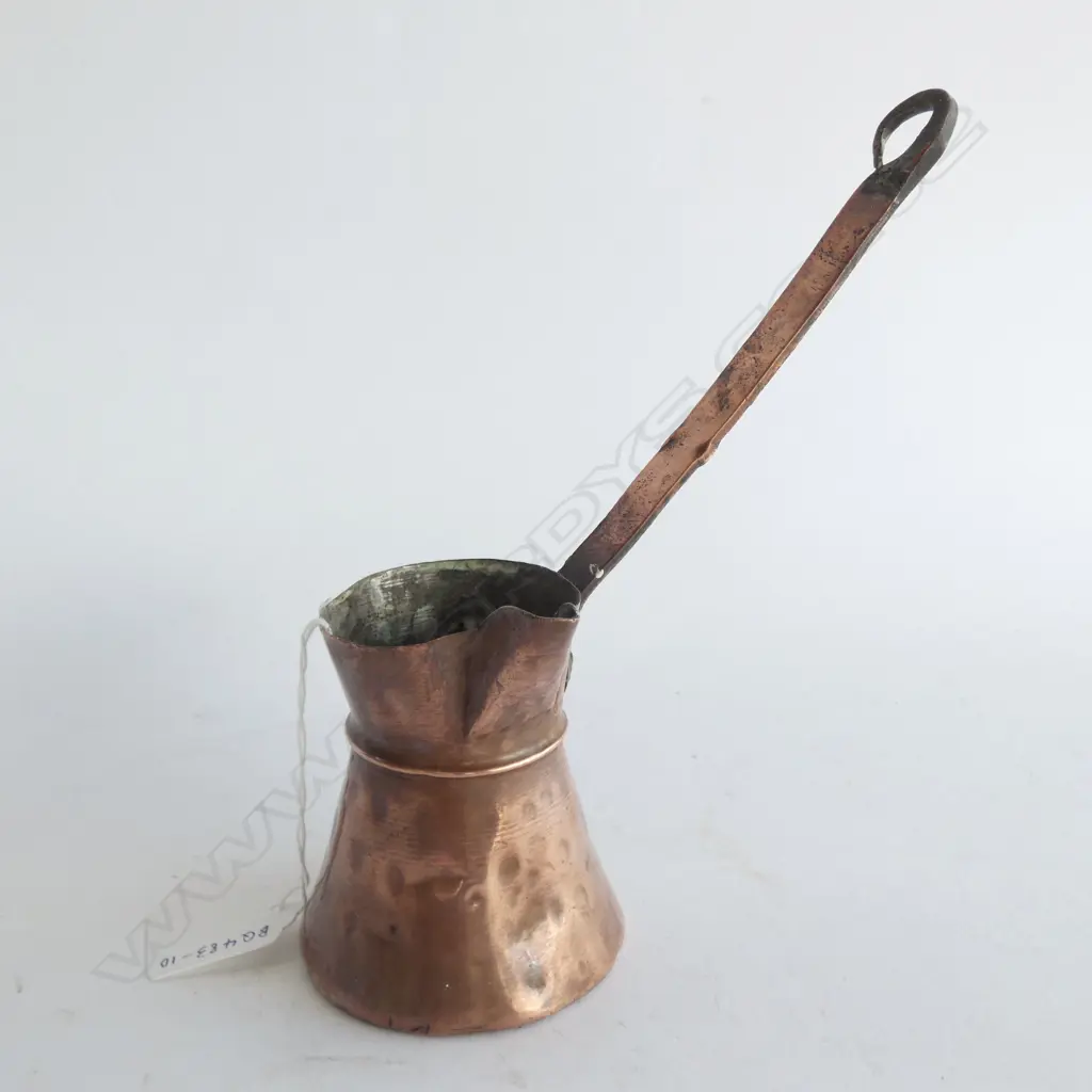 OLD BRASS HEAVY LADLE L.455mm Image 1++