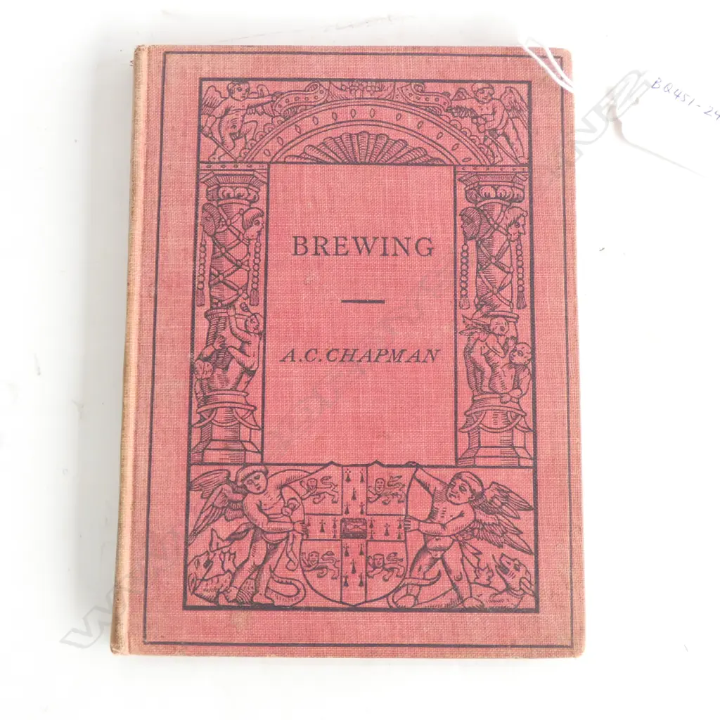BOOK ON BREWING BY AC CHAPMAN, CAMBRIDGE UNIVERSITY PRESS, 1912, 1ST EDITION Image 1++