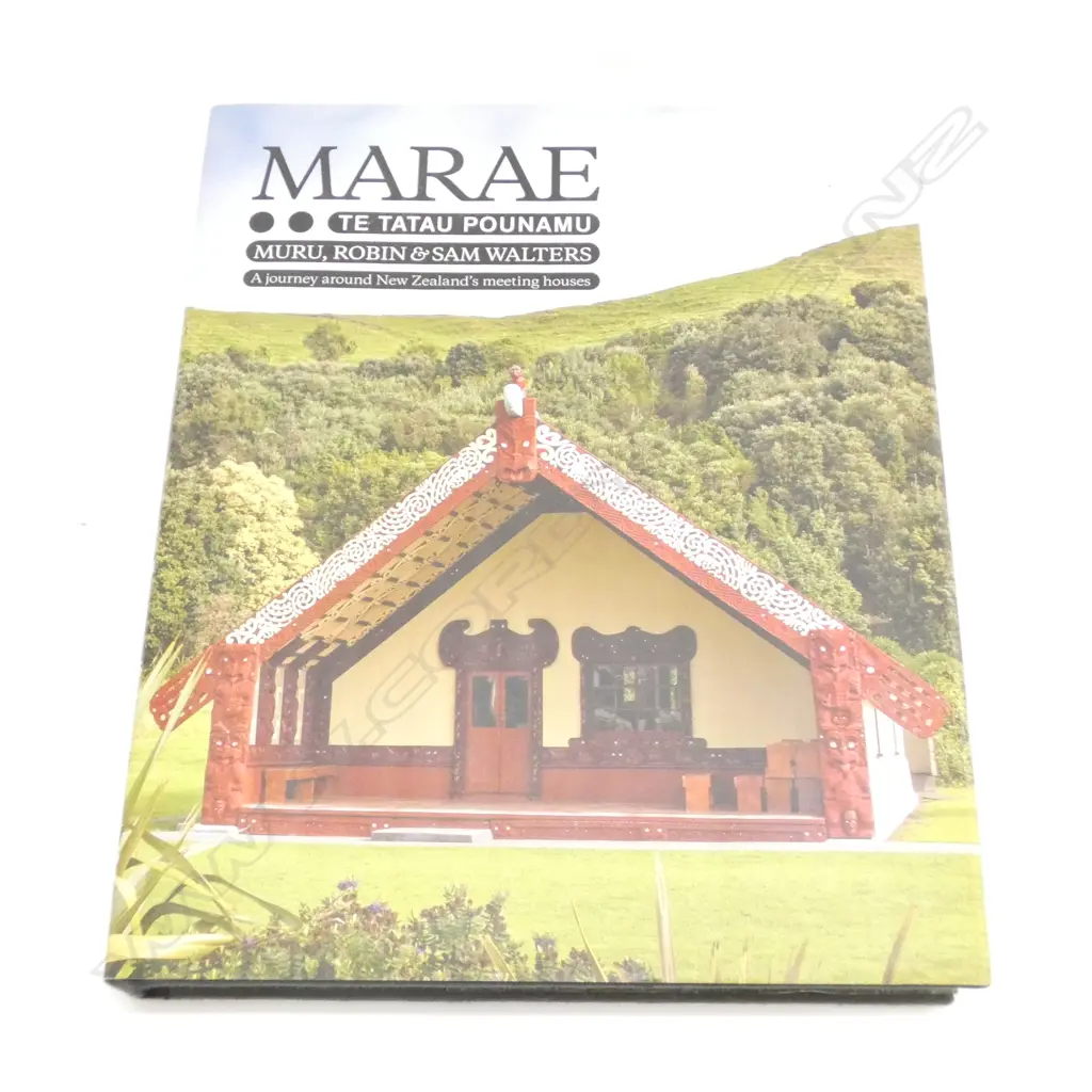 'MARAE: TE TATAU POUNAMU' GODWIT 2014 AUTHORS SIGNED ED. 416 PAGES Image 1++