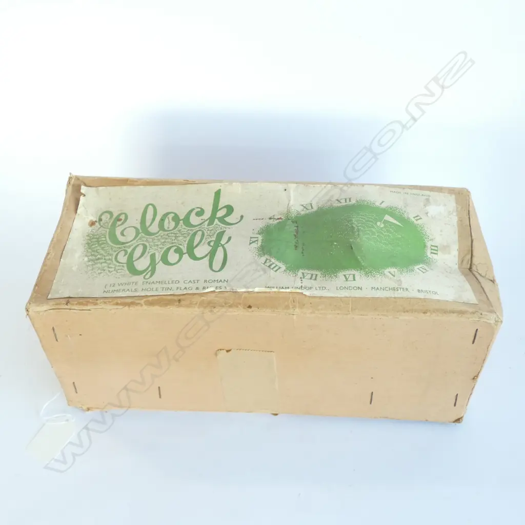 "GOLF CLOCK" IN ORIGINAL BOX Image 1++