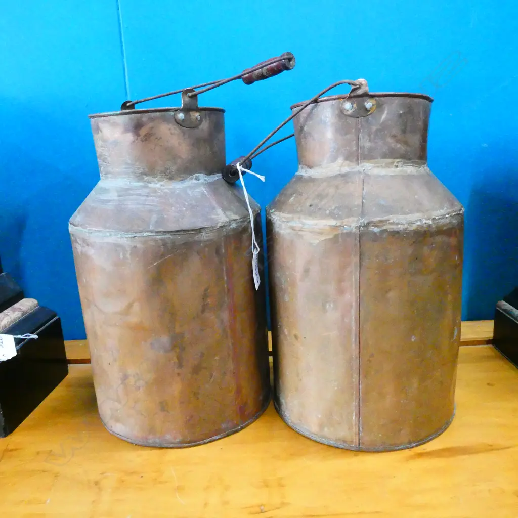 2 COPPER CANS H. 315MM Image 1++