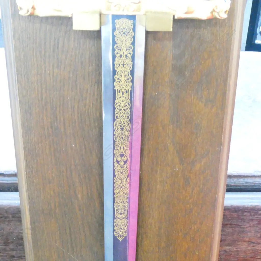 MOUNTED SWORD OF CHARLEMAGNE L. 1130MM Image 1++