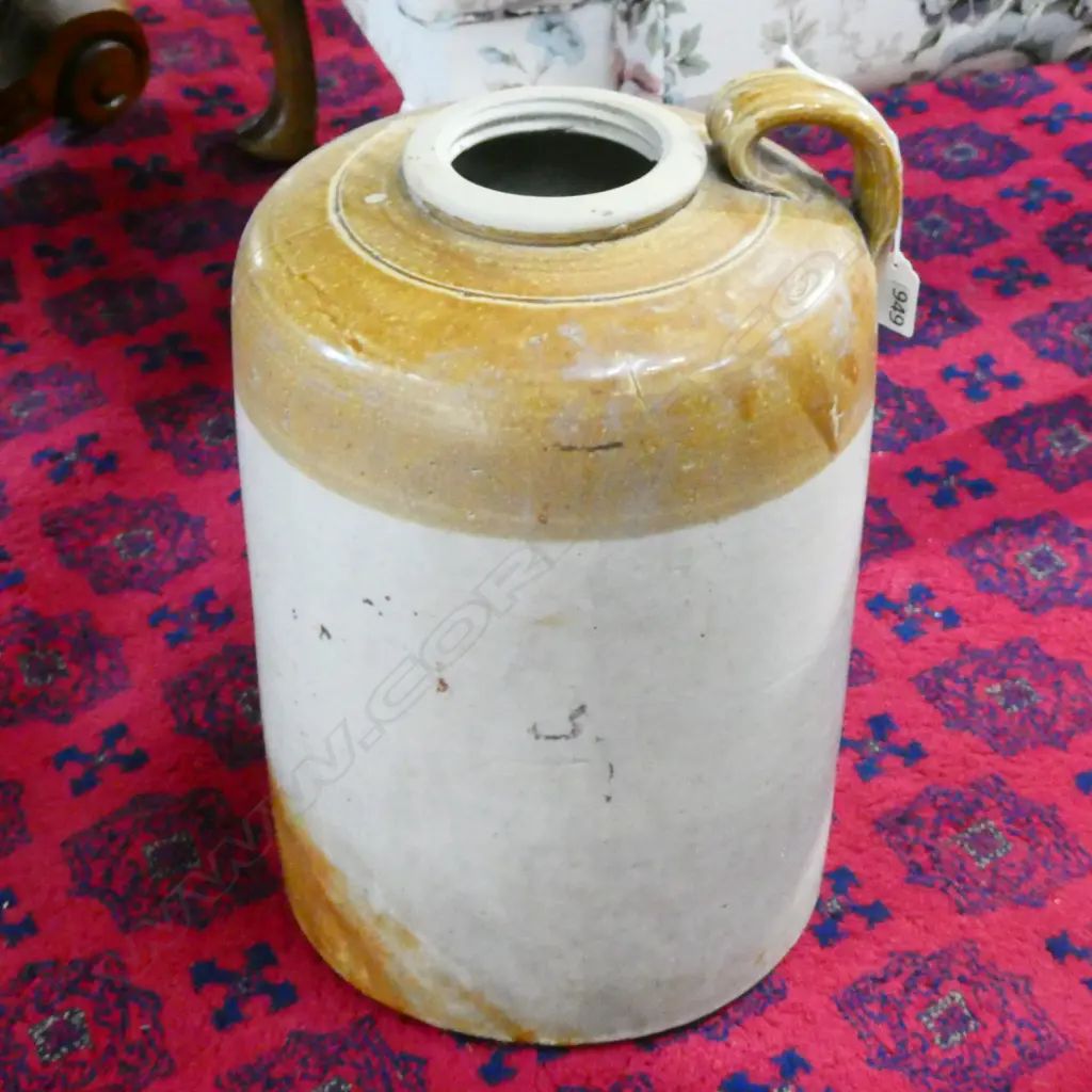 PORT DUNDAS GLASGOW POTTERY CROCK H. 390 Image 1++