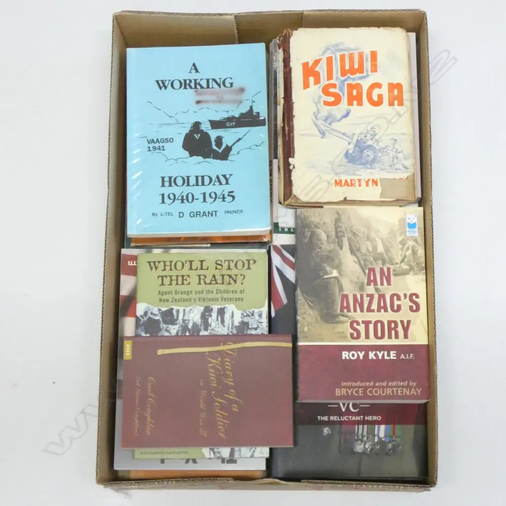 BOX LOT ASST. BOOKS WAR INTEREST  Image 1++