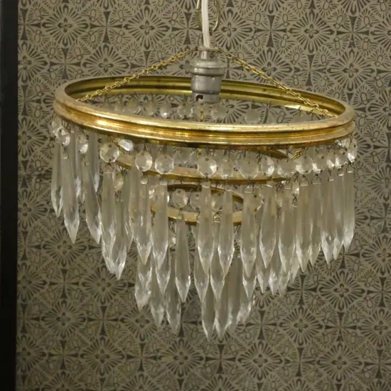 CRYSTAL CHANDELIER 260MM DIA 