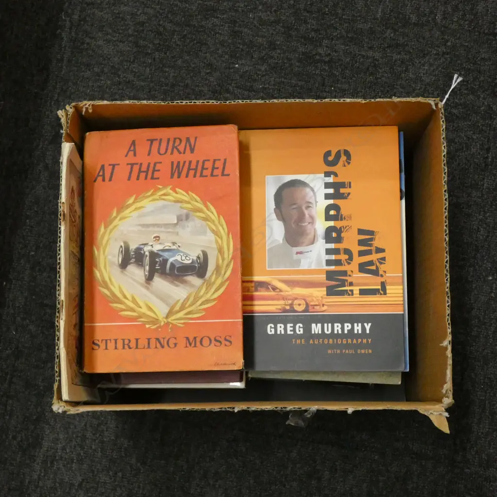 BOX LOT BOOKS; SPORT INTEREST Image 1++
